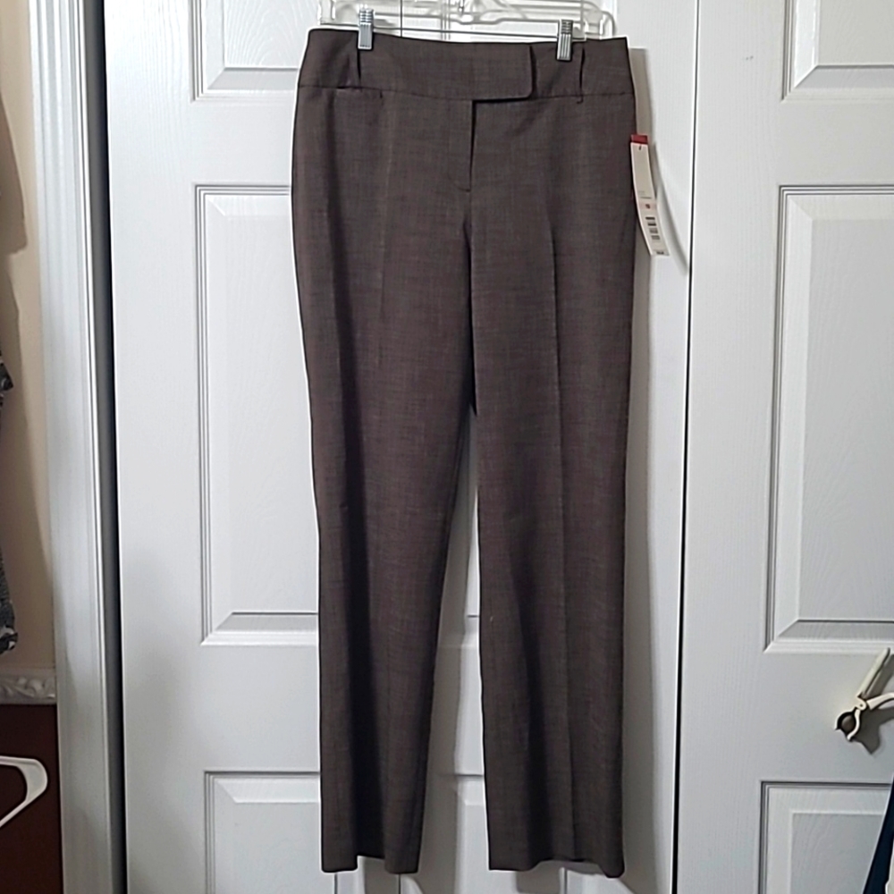 NWT Rafaella Brown Dress Pants, 10